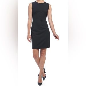 Theory sleeveless stretch wool Sheath Dress in Black size 6